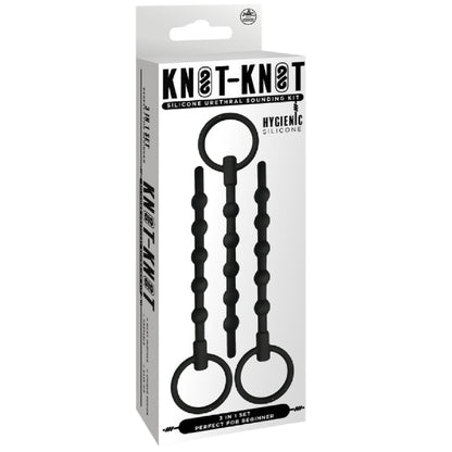 Silicone Urethal Sounding Kit - Ribbed - bondage gear Australia | Buy Sex Toys In Australia