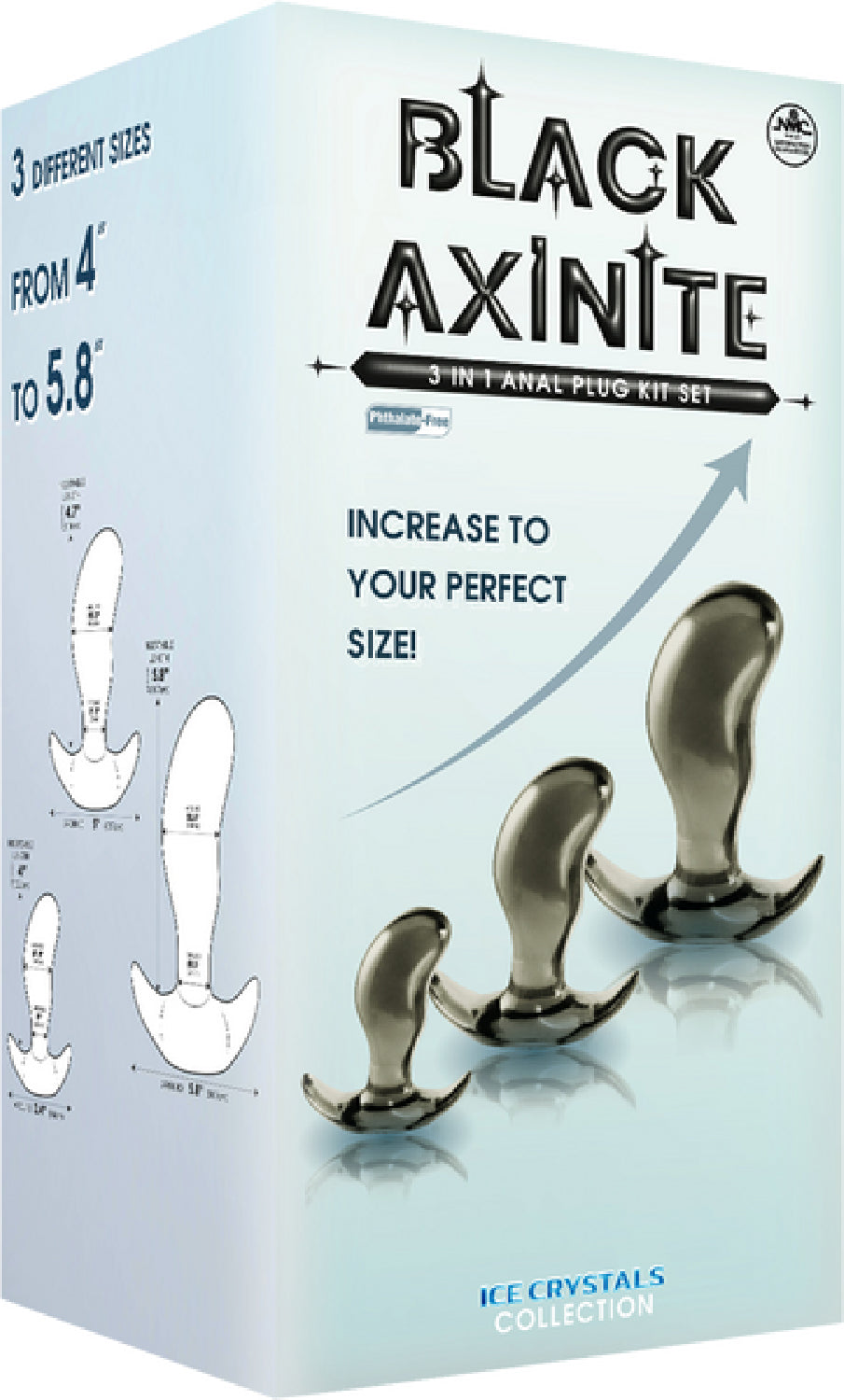 3 In 1 Anal Plug Kit Set - Best Cock Rings in Australia | sex hygiene products Australia