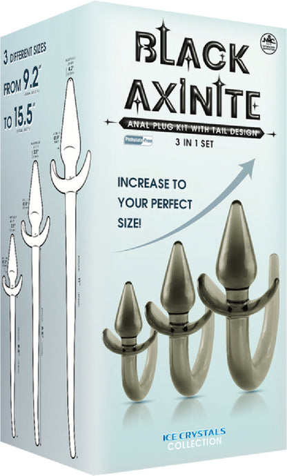 3 In 1 Anal Plug Kit with Tail - anal toys Australia | penis pumps Australia