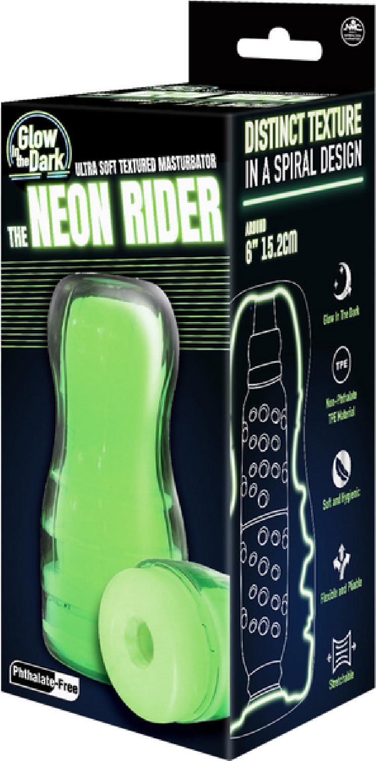 The Neon Rider Masturbator 6" - Adult Store Australia | adult store online Australia