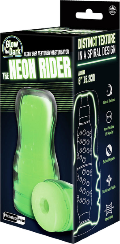 The Neon Rider Masturbator 6" - Adult Store Australia | adult store online Australia