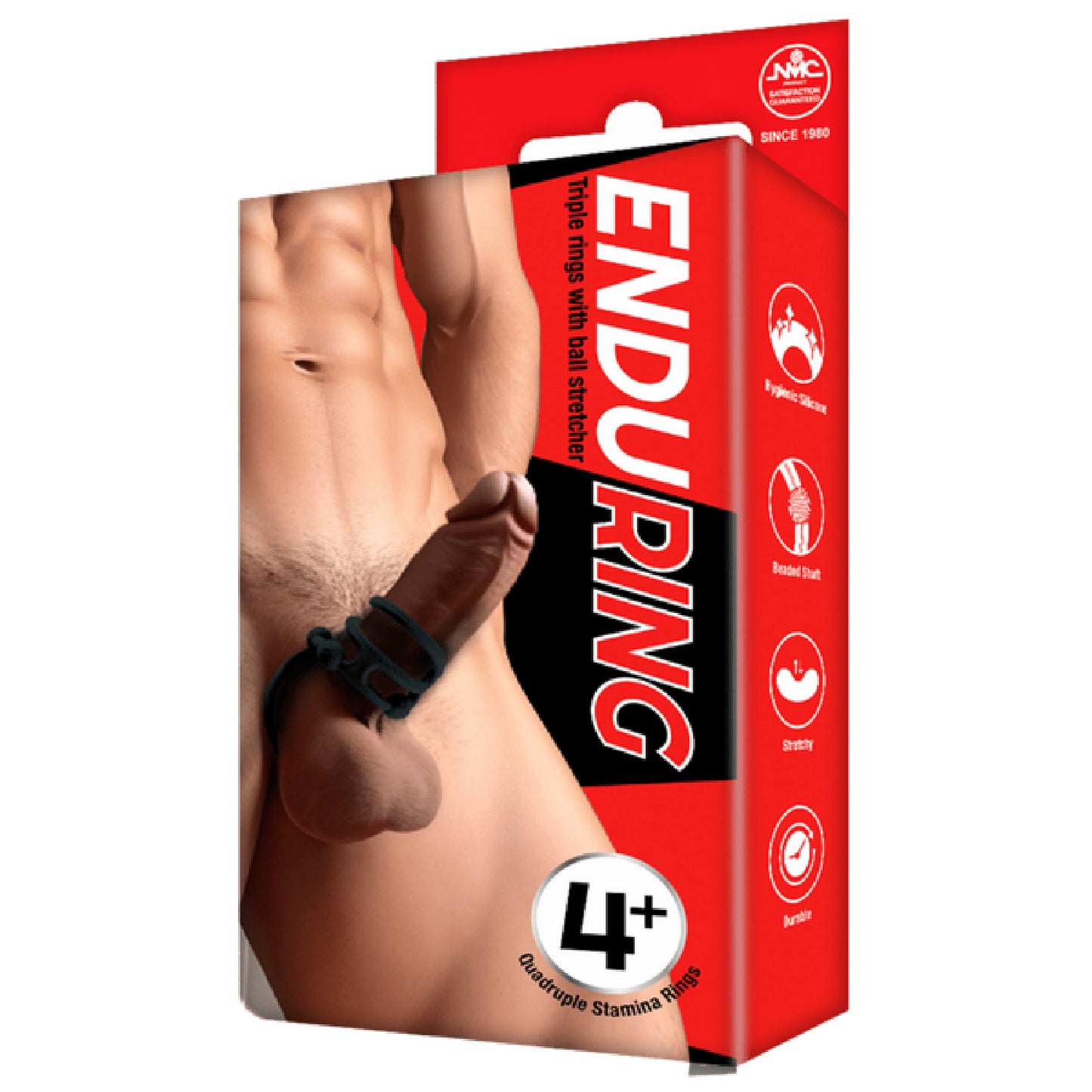 Triple Ring With Ball Stretcher - sex toys online | sex kits Australia
