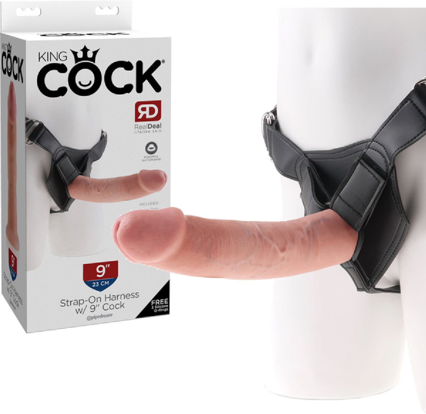 Strap On Harness With 9" Cock - Female Strap Ons in Australia | Fetish Gear Australia