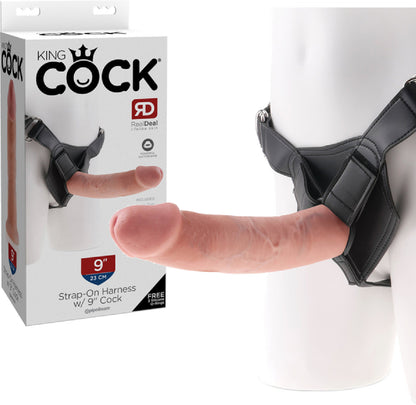 Strap On Harness With 9" Cock - Female Strap Ons in Australia | Fetish Gear Australia