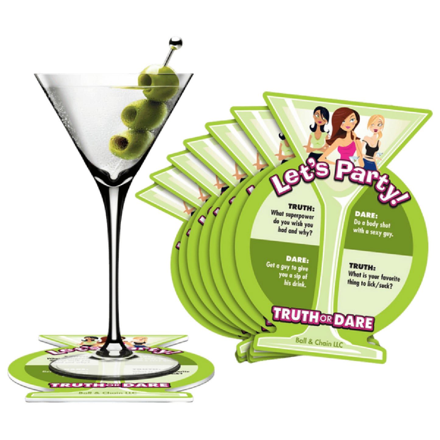 Truth or Dare Party Coasters - Female Strap Ons in Australia | female strap ons Australia