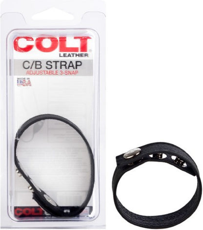 Leather C/B Strap Adjustable 3-Snap - Buy Sex Dolls in Australia | Couple Sex Toys in Australia
