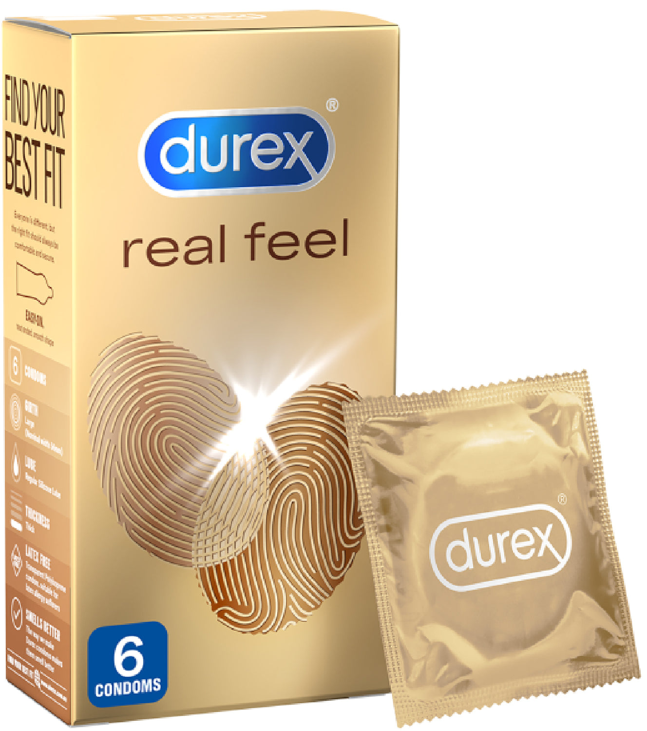 Real Feel Non-latex 6's - condoms online Australia | penis pumps Australia