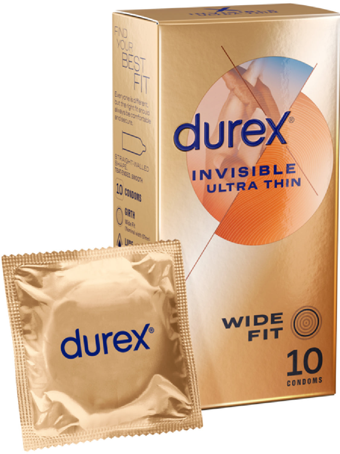 Invisible - Wide Fit 10's - female strap ons Australia | bullet vibrators Australia