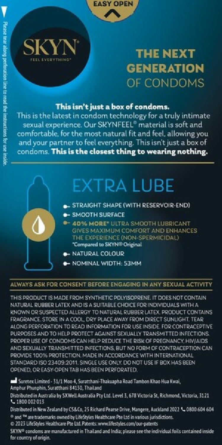 Extra Lubricated 10's - male sex toys | bullet vibrators Australia
