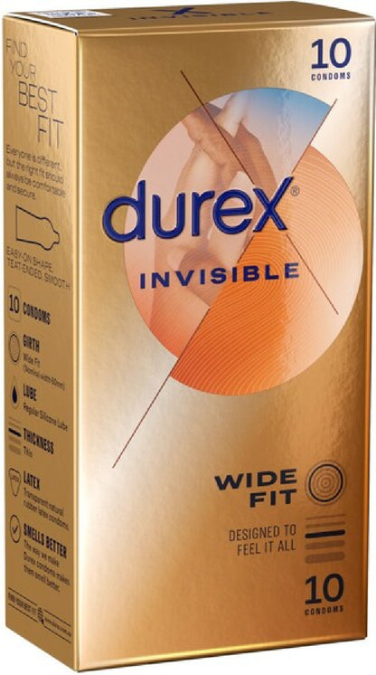 Invisible - Wide Fit 10's - female strap ons Australia | bullet vibrators Australia