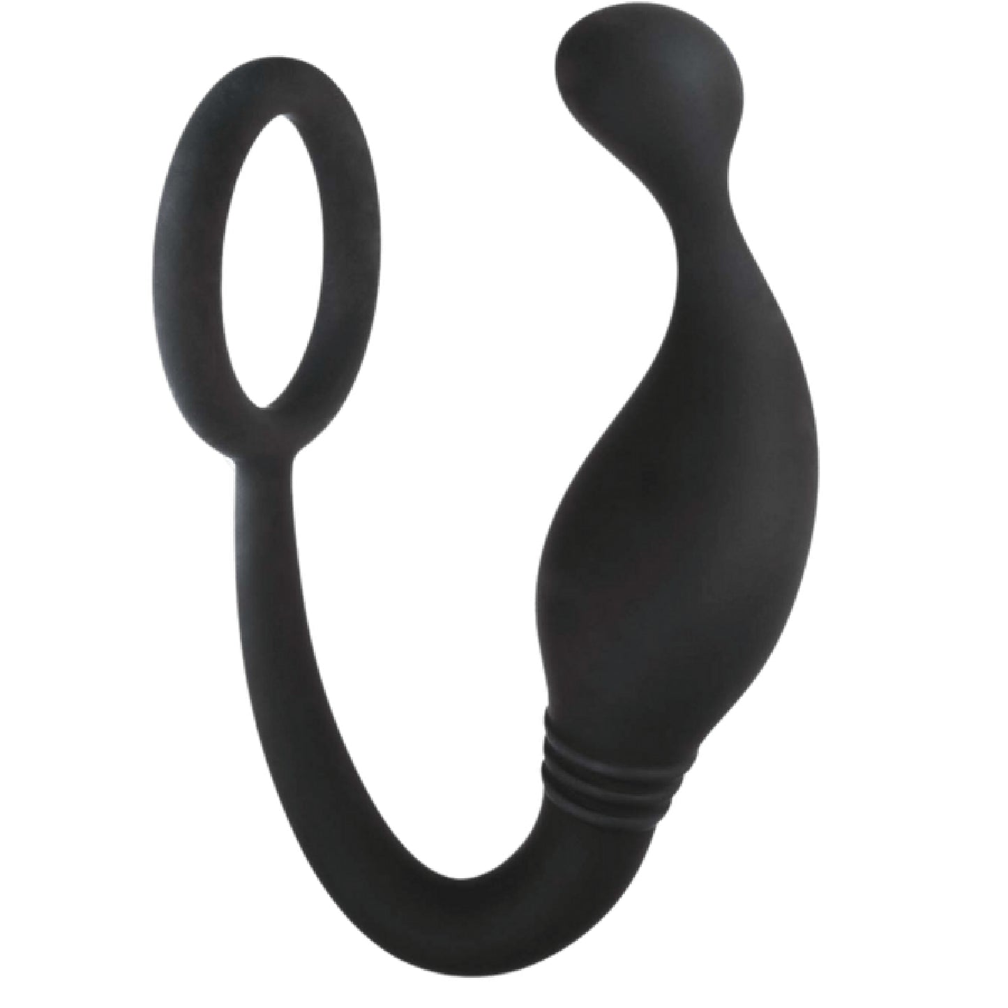Prostate Plug with Love Ring - 4.5" - fetish gear Australia | Best Anal Toys in Australia