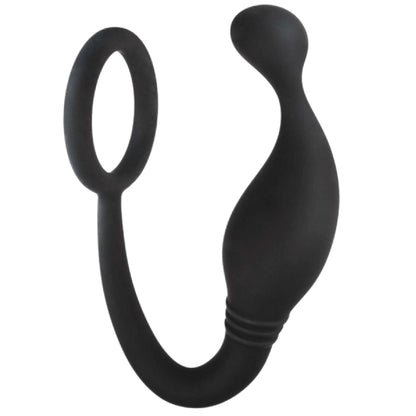 Prostate Plug with Love Ring - 4" - Dildos in Australia | female strap ons Australia
