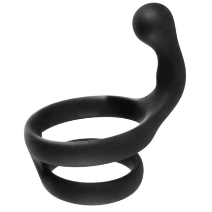 Cock Ring with Ball Strap and Clit Stimulator - sex toys online | adult store online Australia