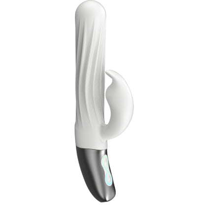 Thrusting Rabbit Rechargeable Silicone Vibrator - dildos Australia | female strap ons Australia