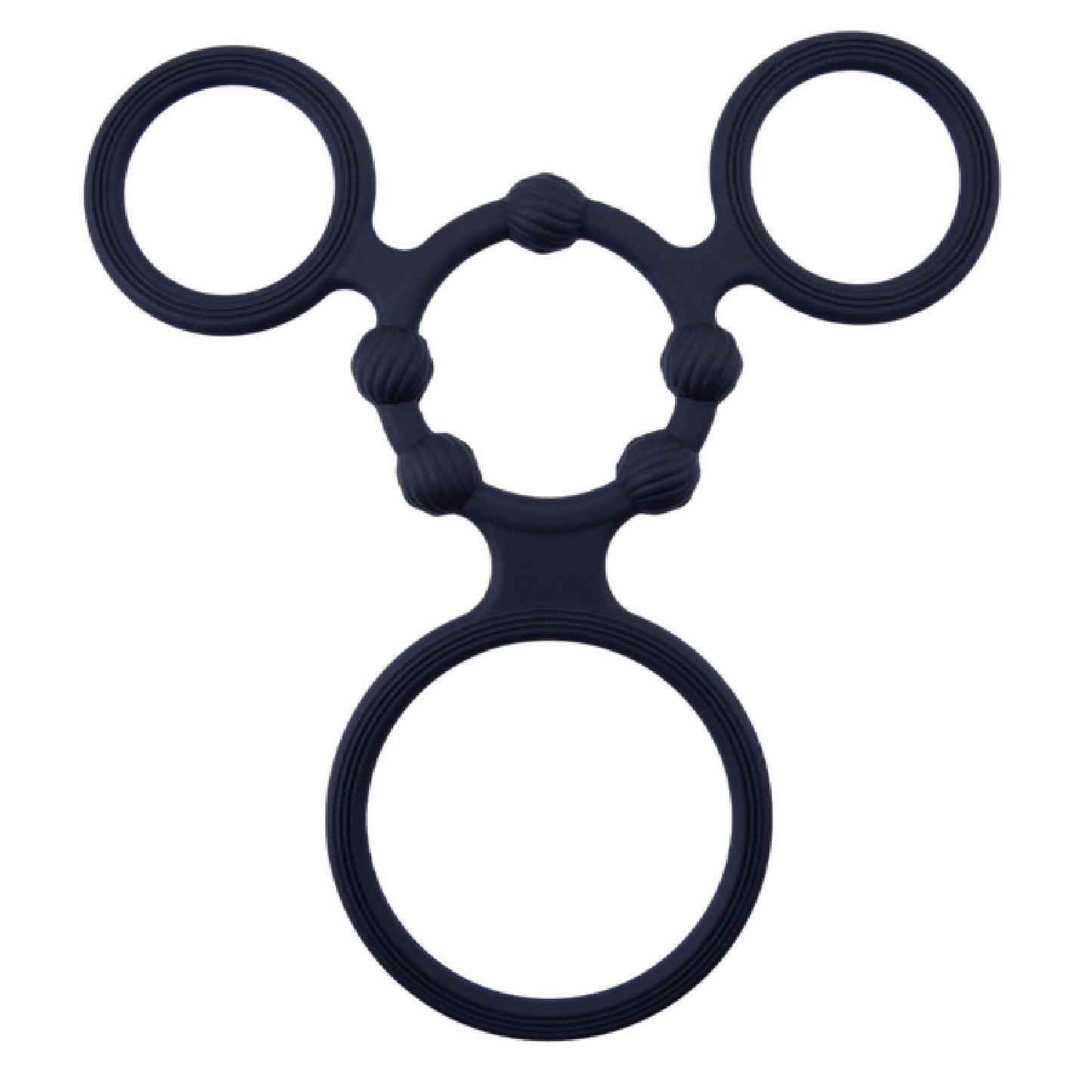Triple Ring With Ball Stretcher - sex toys online | sex kits Australia
