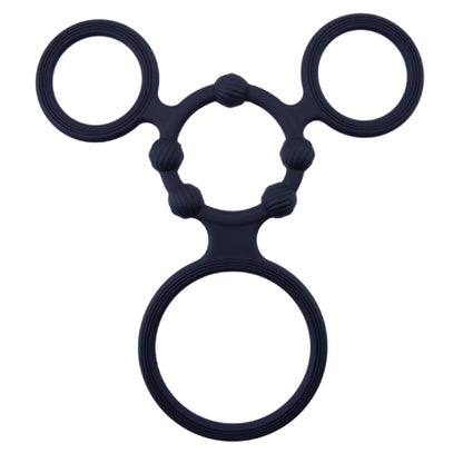 Triple Ring With Ball Stretcher - sex toys online | sex kits Australia
