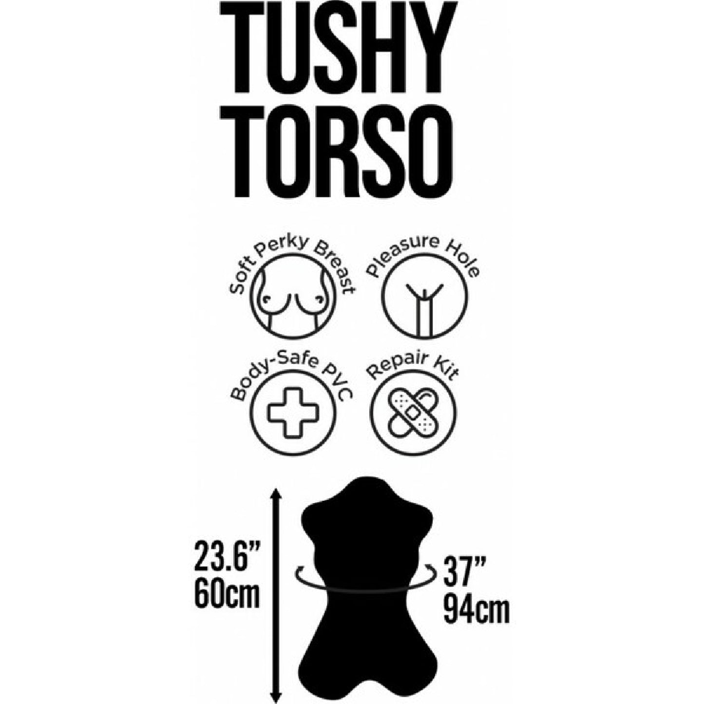 Tushy Torso Inflatable Dildo - bullet vibrators Australia | glass sex toys Australia