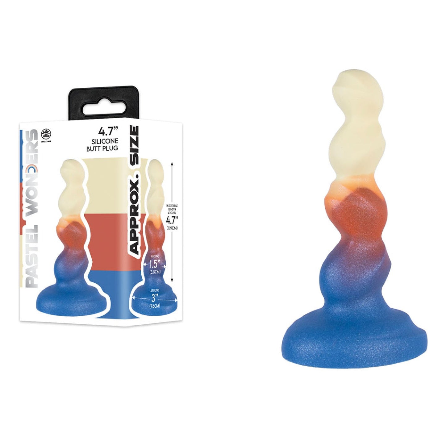 Pastel Wonders - 11.9 cm Silicone Butt Plug