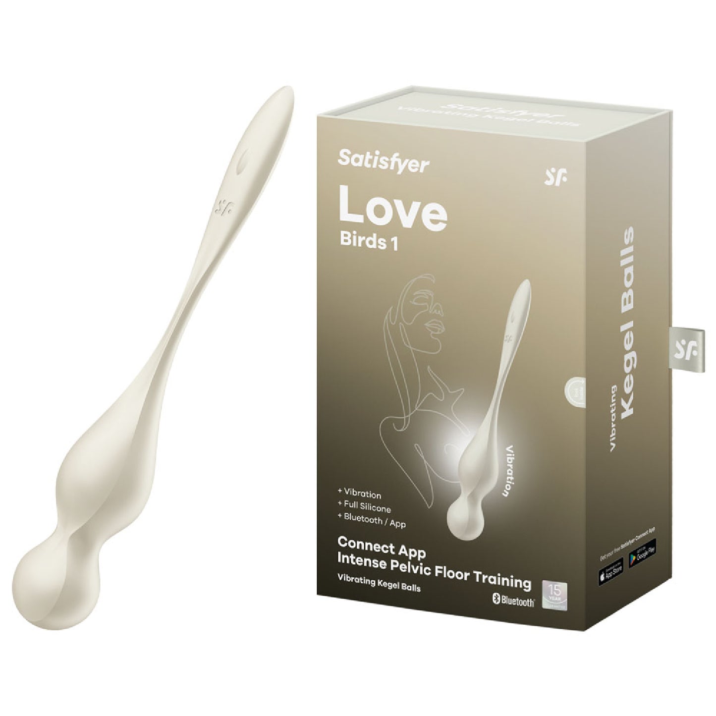Satisfyer Love Birds 1 - White - bondage gear Australia | penis pumps Australia