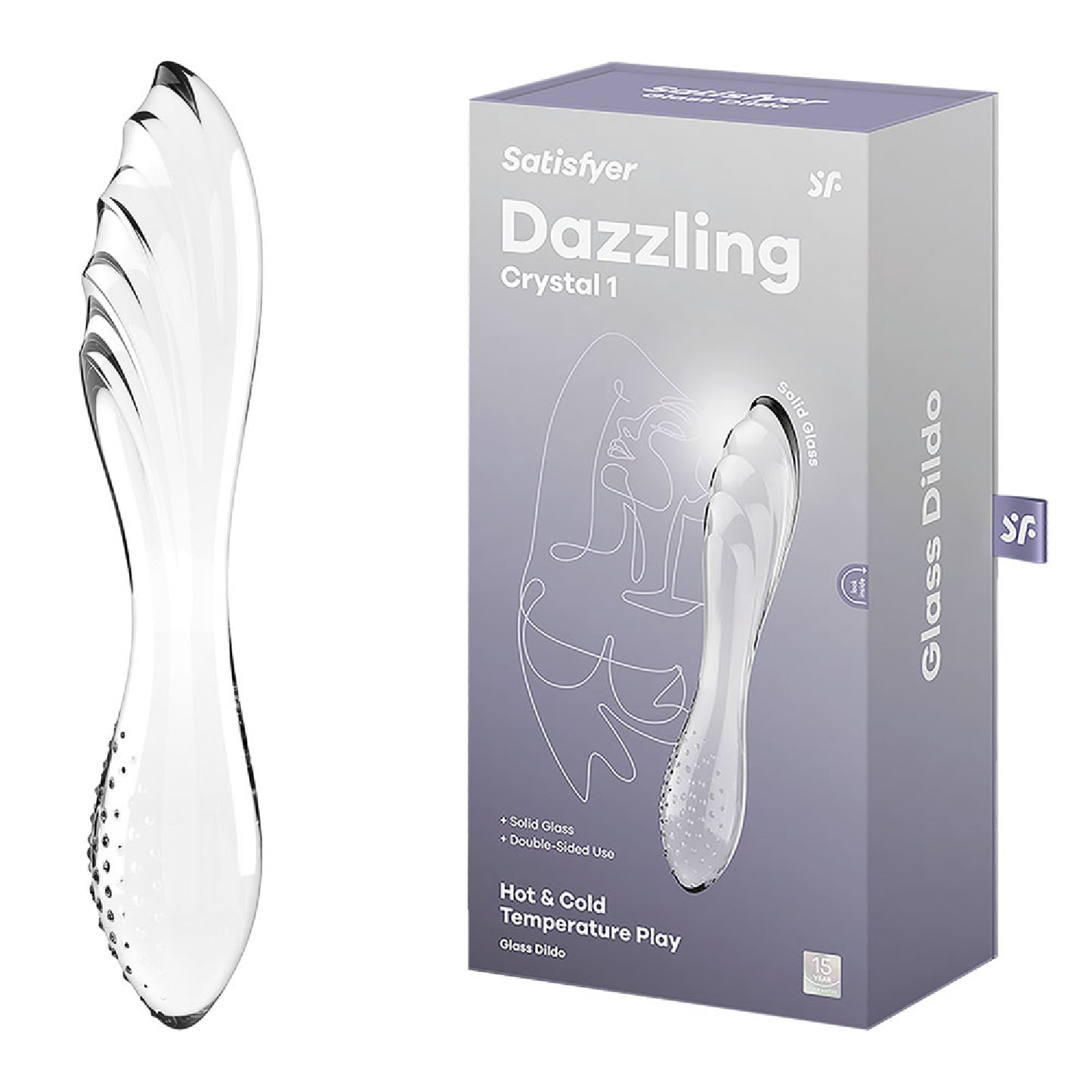Satisfyer Dazzling Crystal 1 - Clear - Bullet Vibrators in Australia | bullet vibrators Australia