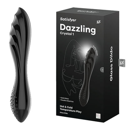 Satisfyer Dazzling Crystal 1 - Black - sex hygiene products Australia | sex toys online