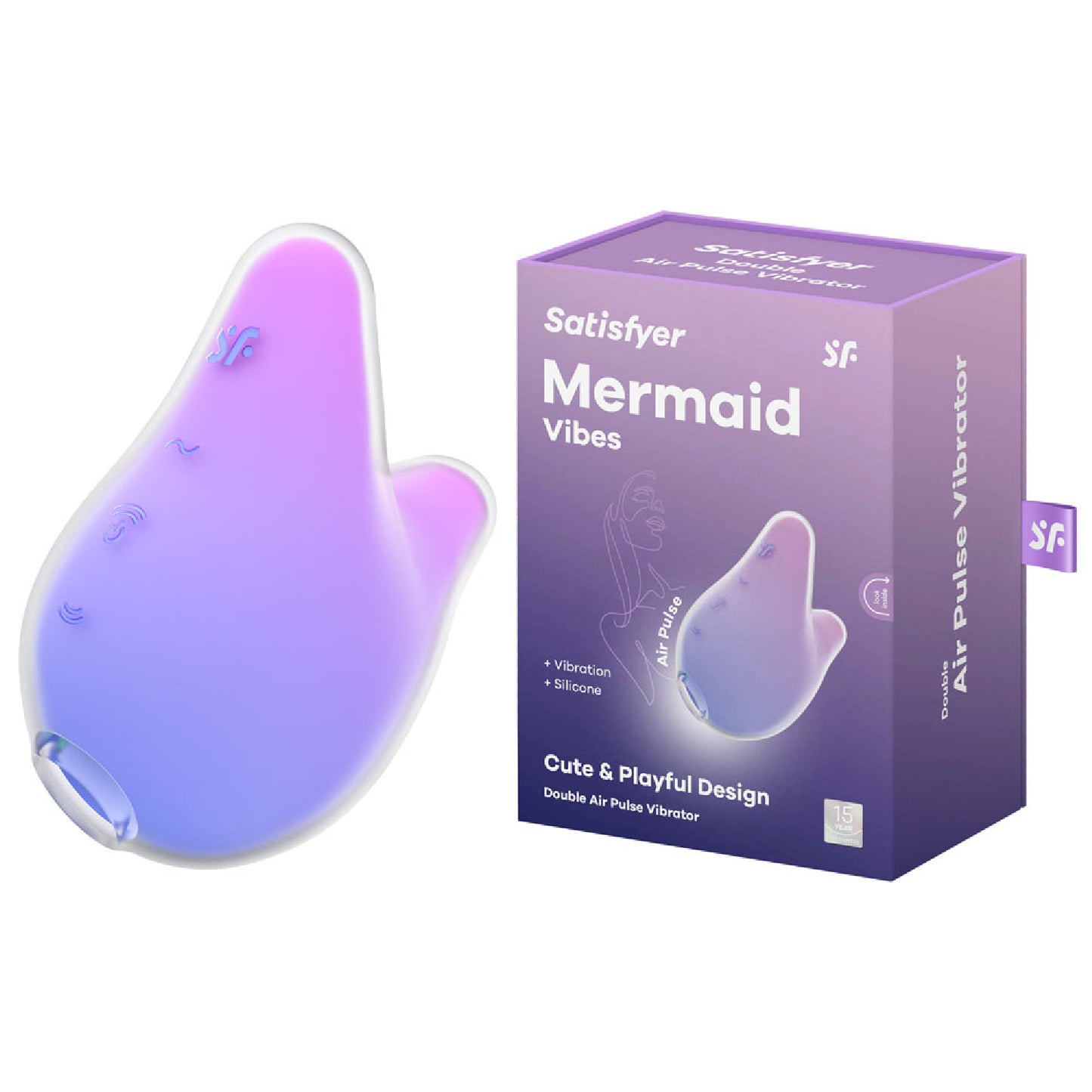 Satisfyer Mermaid Vibes - Violet/Pink - Buy Bondage Gear in Australia | condoms online Australia