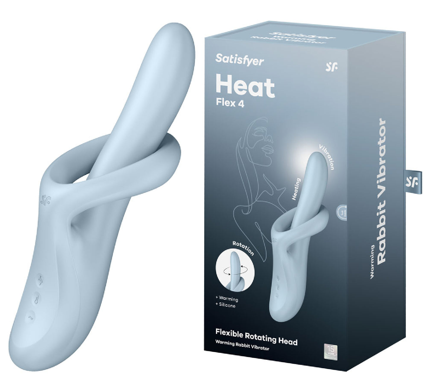 Satisfyer Heat Flex 4 - Blue - sex hygiene products Australia | Best Sex Lubes & Lotions in Australia