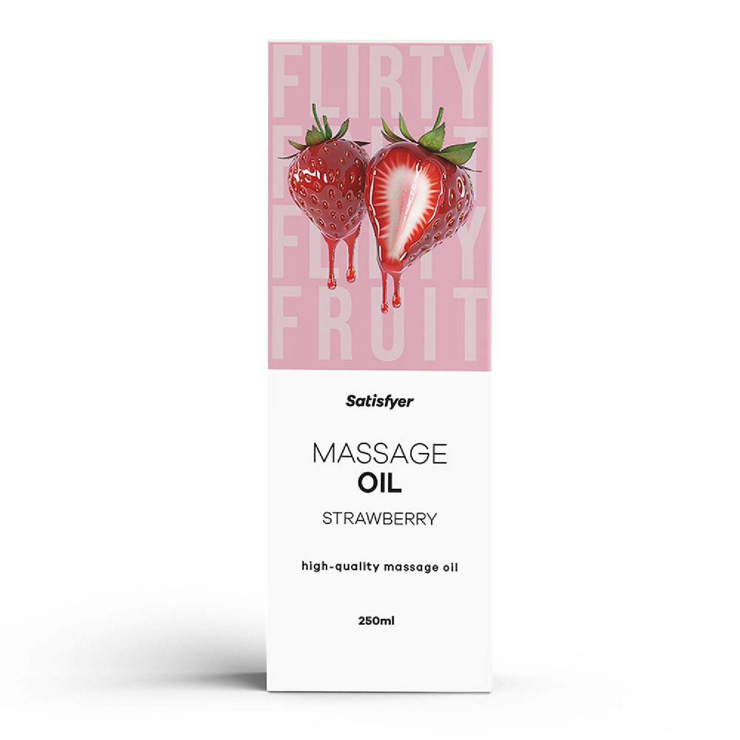 Satisfyer Massage Oil 250 ml Strawberry