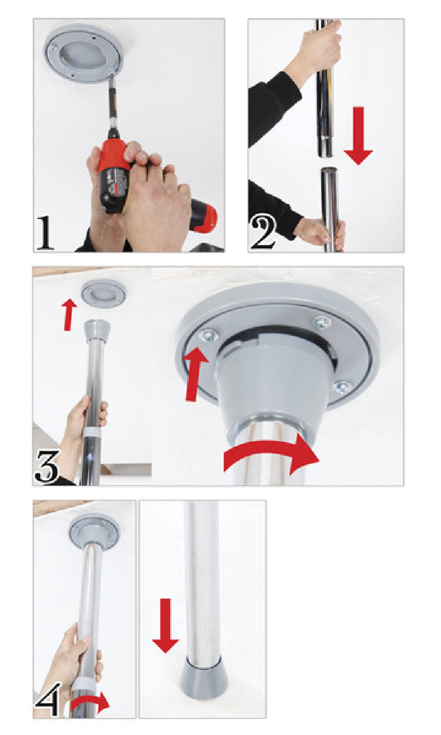 Fetish Fantasy Series Light-Up Disco Dance Pole - Multi - Buy Sex Kits in Australia | Couple Sex Toys in Australia