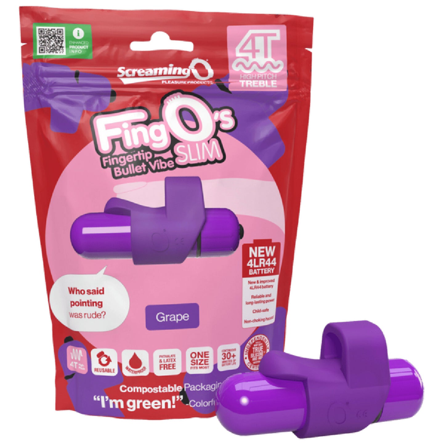 FingO's Slim 4T High Pitch Treble - fetish gear Australia | bullet vibrators Australia