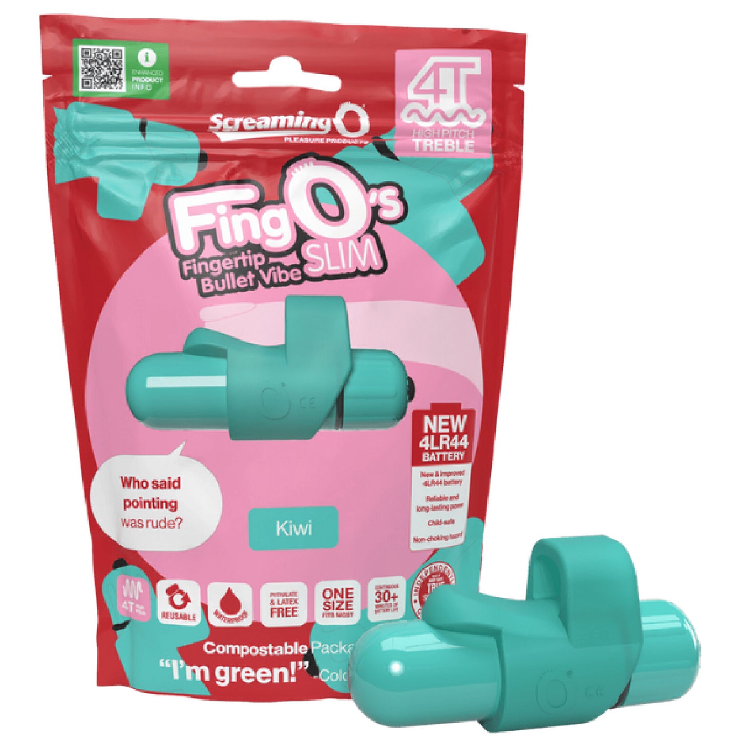 FingO's Slim 4T High Pitch Treble - fetish gear Australia | bullet vibrators Australia