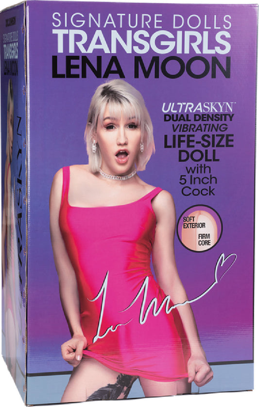 Signature Dolls - TransGirl Lena Moon - Vanilla - bullet vibrator