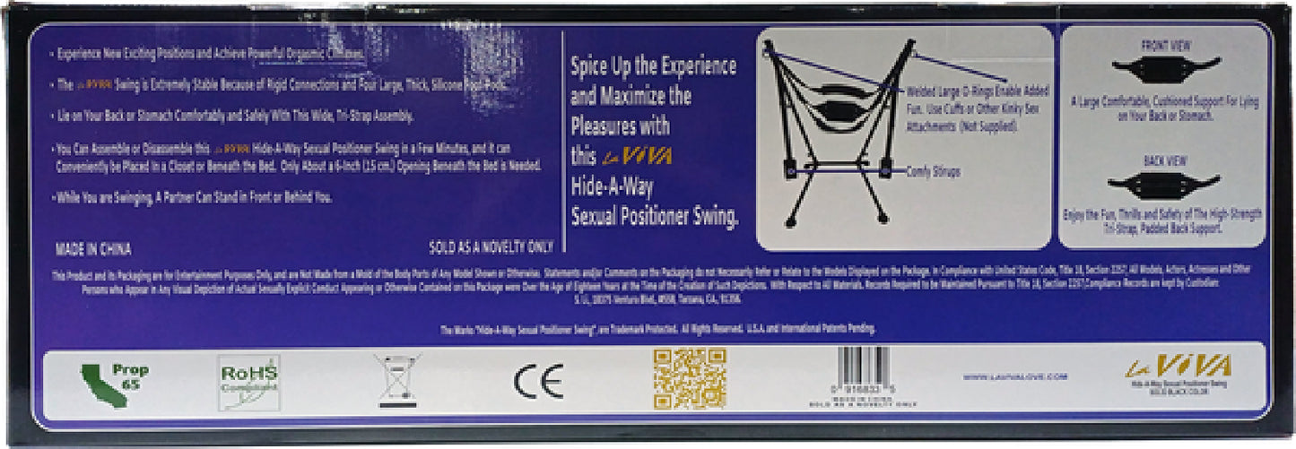 Hide-a-Way Sexual Position Free Standing Sex Swing - dildos Australia | Best Cock Rings in Australia