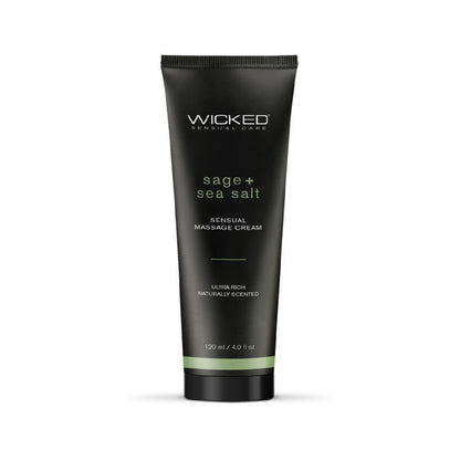 Wicked SAGE + SEA SALT Sensual Massage Cream - sex hygiene products Australia | sex toys for couples Australia