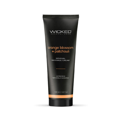 Wicked ORANGE BLOSSOM + PATCHOULI Sensual Massage Cream - sex lubes Australia | Buy Sex Toys In Australia