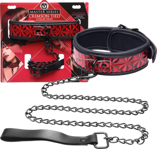 Crimson Tied Collar With Leash - Buy Sex Dolls in Australia | sex