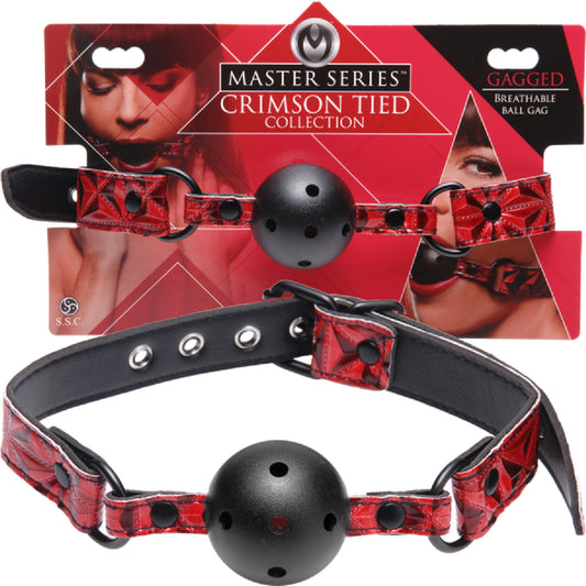 Crimson Tied Breathable Ball Gag - fetish gear Australia | Buy Sex Swings in Australia