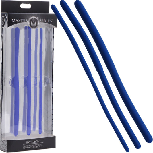 Invasion Silicone Urethral Sound Trainer Set - sex toys for coupl