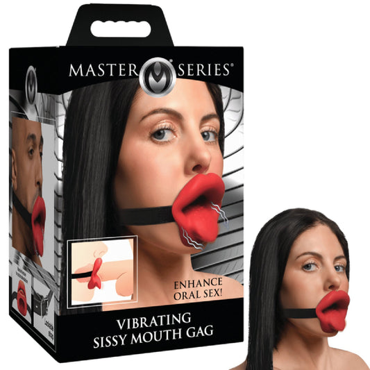 Vibrating Sissy Mouth Gag - vibrators Australia | Male Strap Ons
