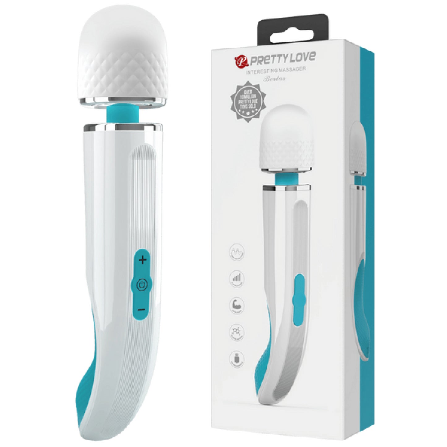 Rechargeable Charming Massager Plus 11.4" - Buy Bondage Gear in Australia | Couple Sex Toys in Australia