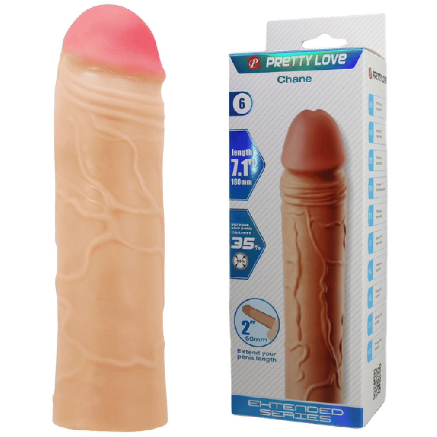 Chane 7.1" - sex lubes Australia | penis pumps Australia