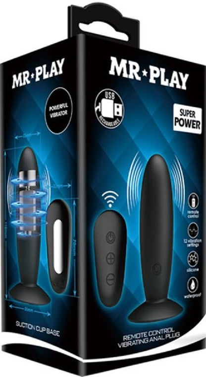Remote Control Vibrating Anal Plug - glass sex toys Australia | Best Anal Toys in Australia