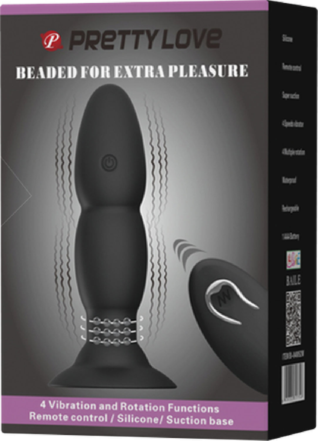 Beaded For Extra Pleasure Remote Butt Plug - sex toys, adult | Best Sex Lubes & Lotions in Australia