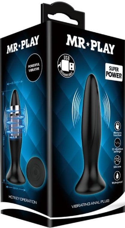 Vibrating Anal Plug - Fetish Gear Australia | condoms online Australia