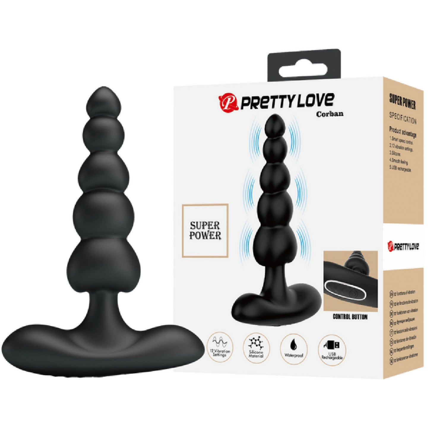 Corban - Rechargeable Butt Plug