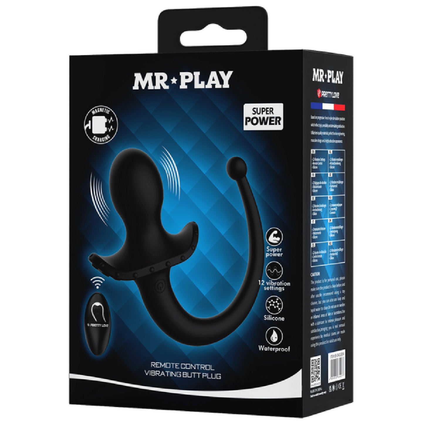 Remote Control Vibrating Butt Plug Tail