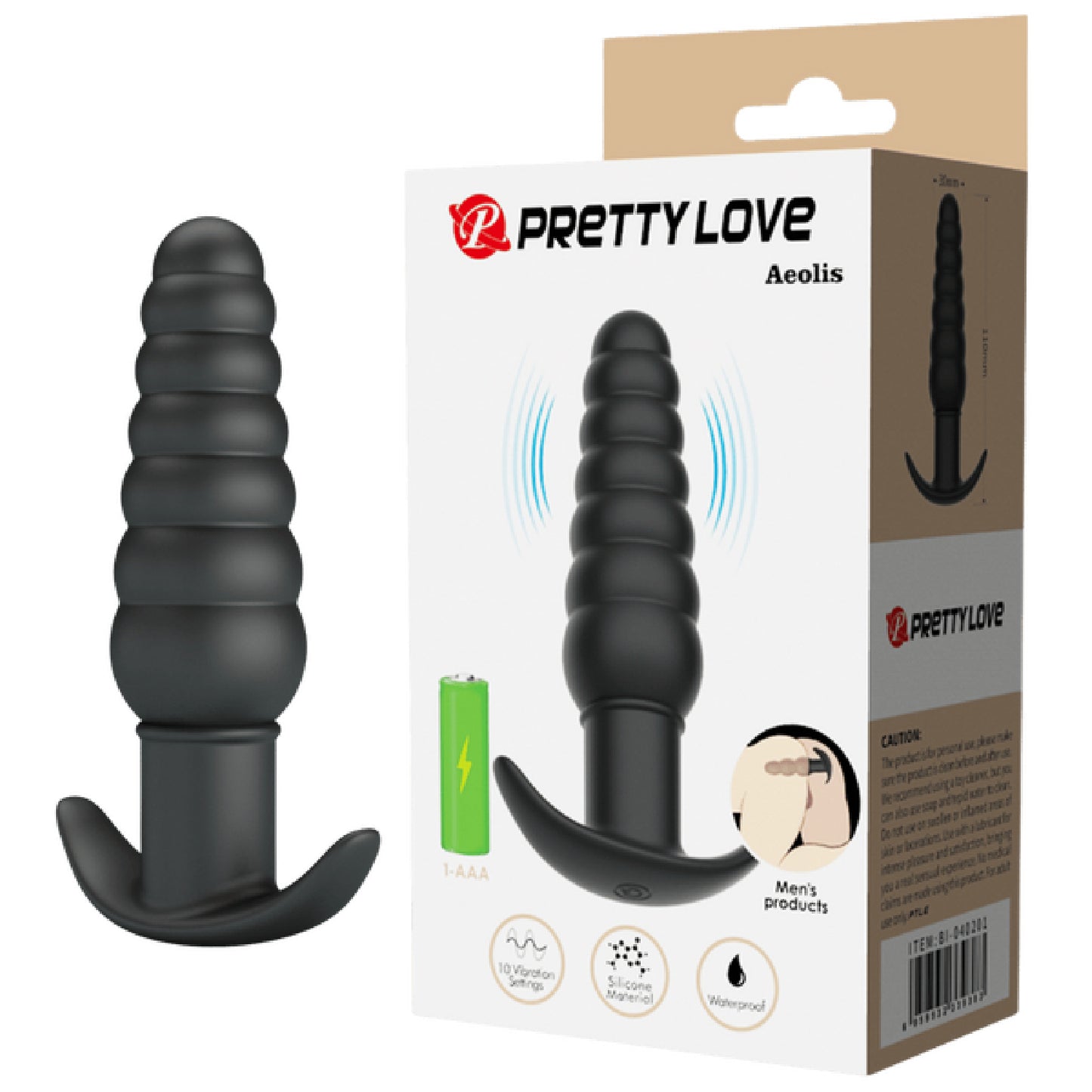 Silicone Butt Plug - Aeolis
