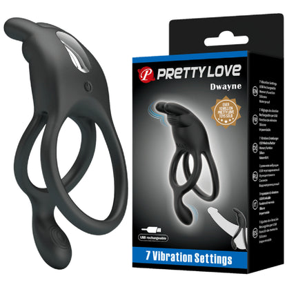 Rechargeable Dwayne Cockring - sex swings Australia | male masturbators Australia