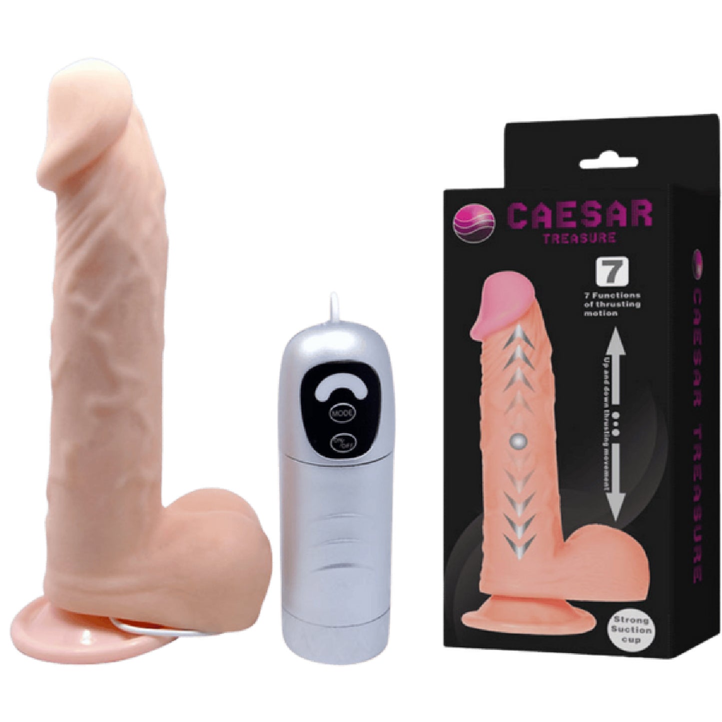 Caesar Treasure Realistic Dong - male sex toys | Male Strap Ons Australia