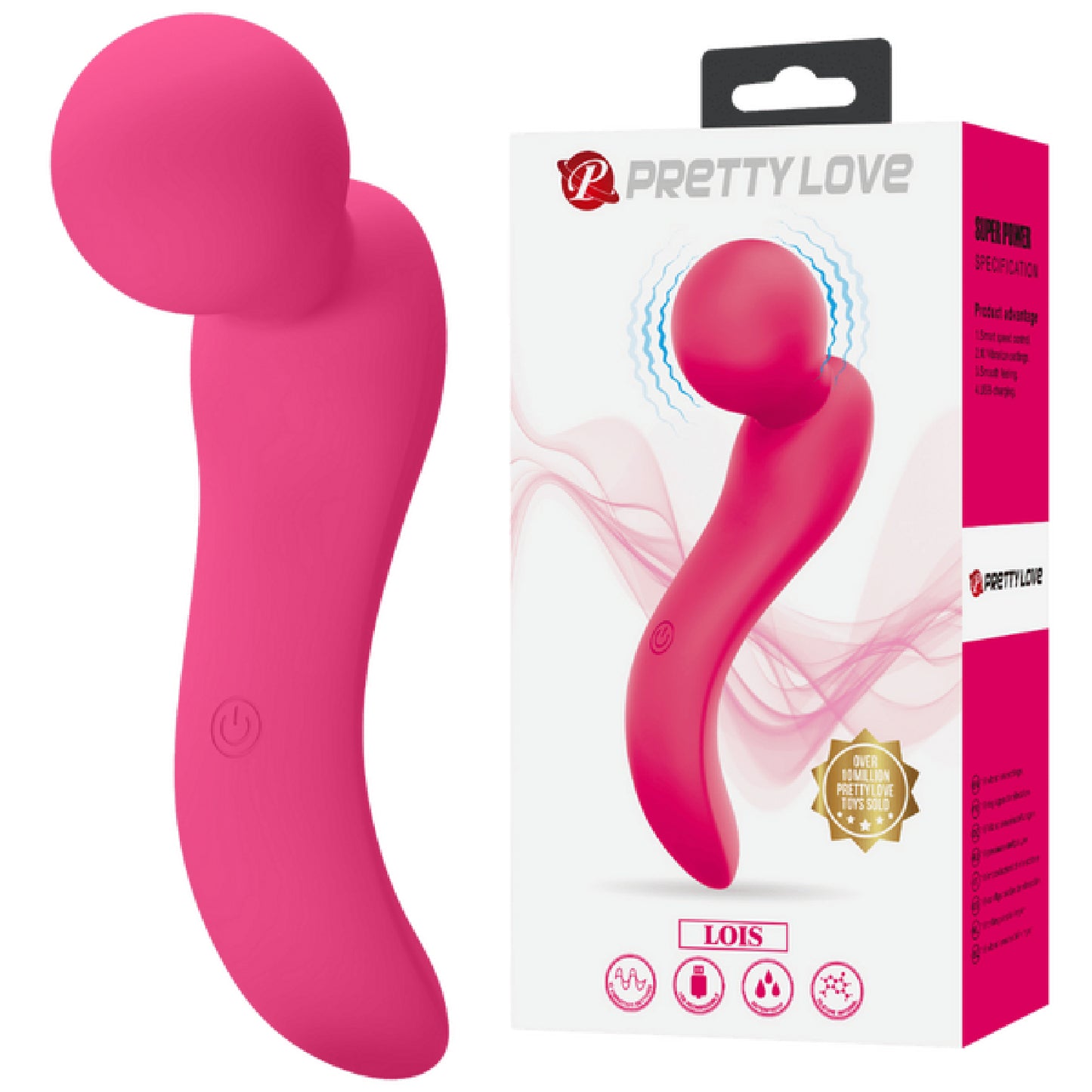 Rechargeable Lois Vibrator - male masturbators Australia | Best Sex Lubes & Lotions in Australia